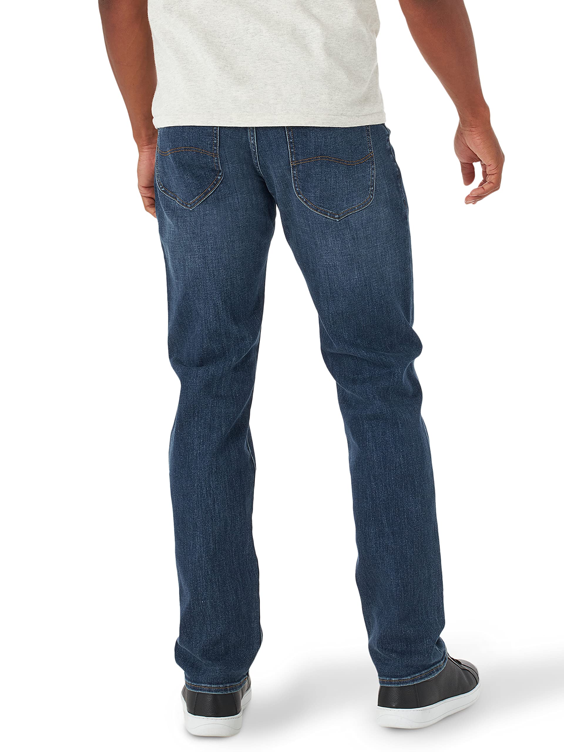 Lee Men's Extreme Motion Straight Taper Jean Cougar 34W x 30L