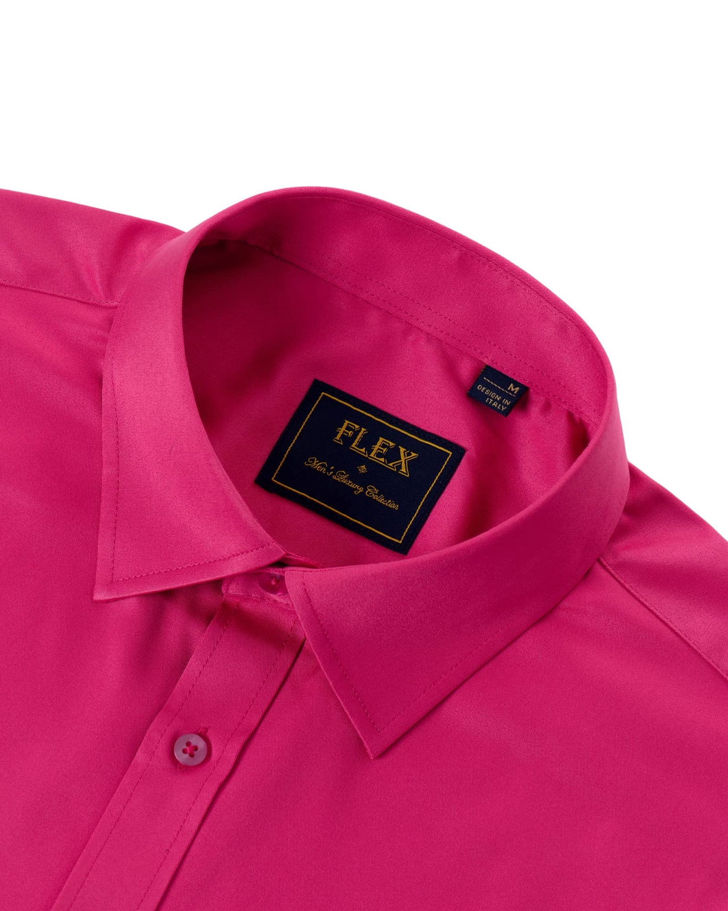 J.VER Men's Dress Shirts Solid Long Sleeve Stretch Wrinkle-Free Formal Shirt Business Casual Button Down Shirts White