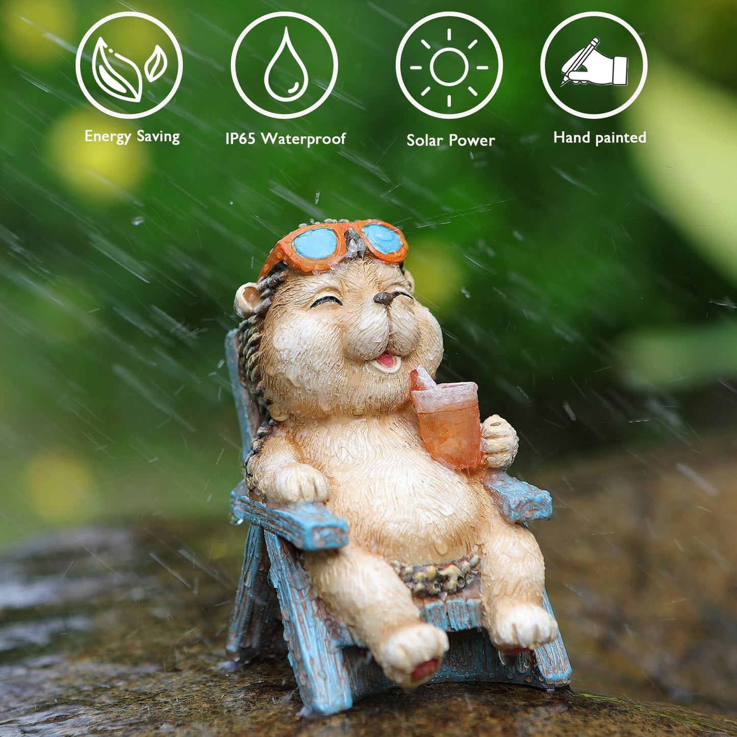 FOXMIS Miniature Frog Garden Statue Gifts Fall Halloween Decorations Fairy