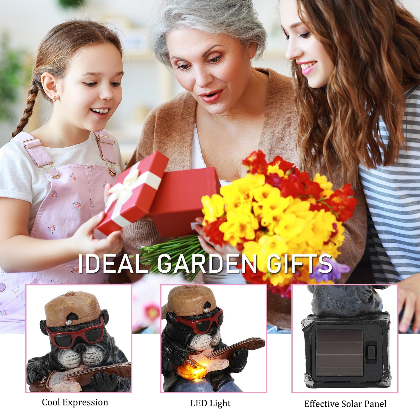 FOXMIS Miniature Frog Garden Statue Gifts Fall Halloween Decorations Fairy