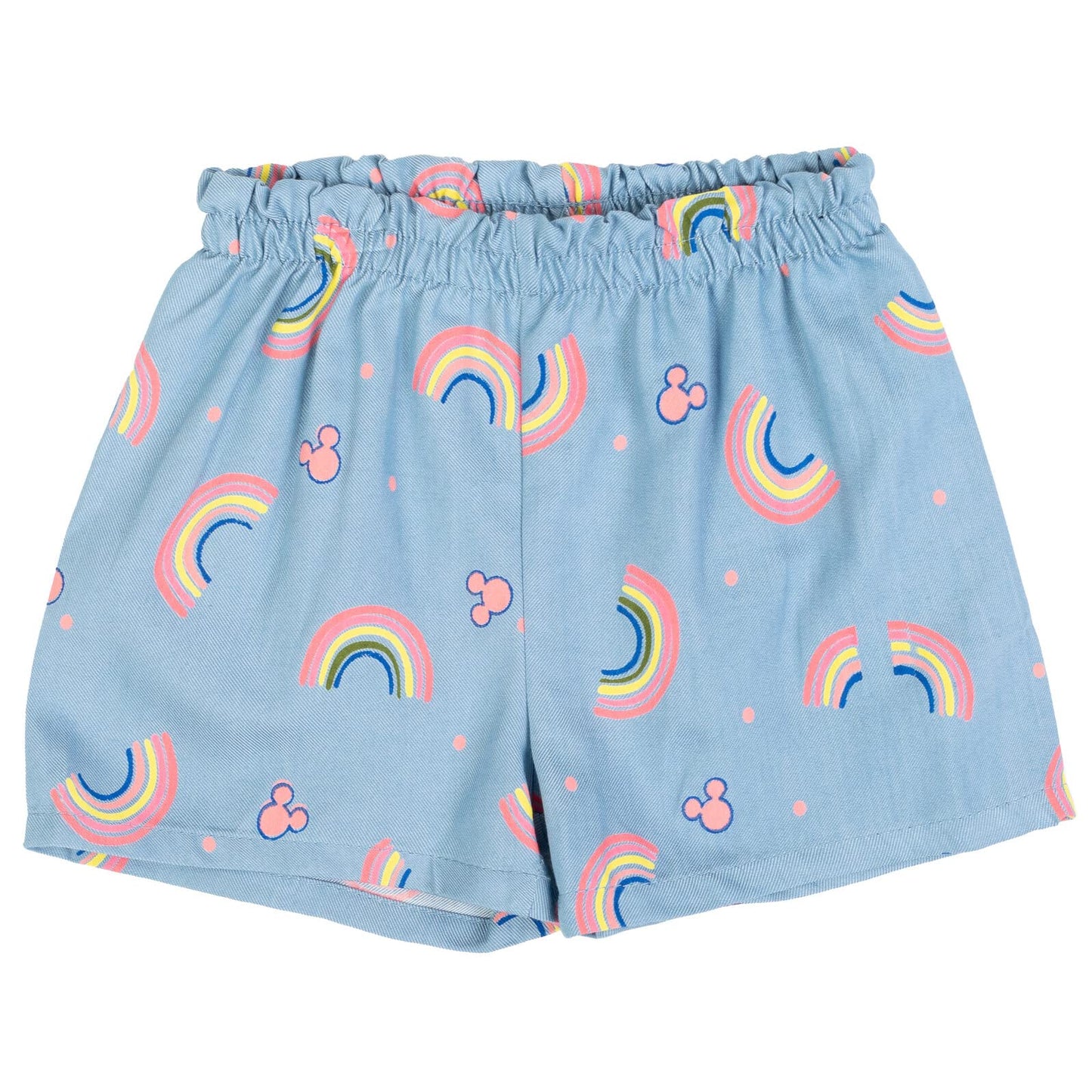 Disney Minnie Mouse Toddler Girls Graphic T-Shirt and Shorts Outfit Set Light Pink/Light Blue 3T