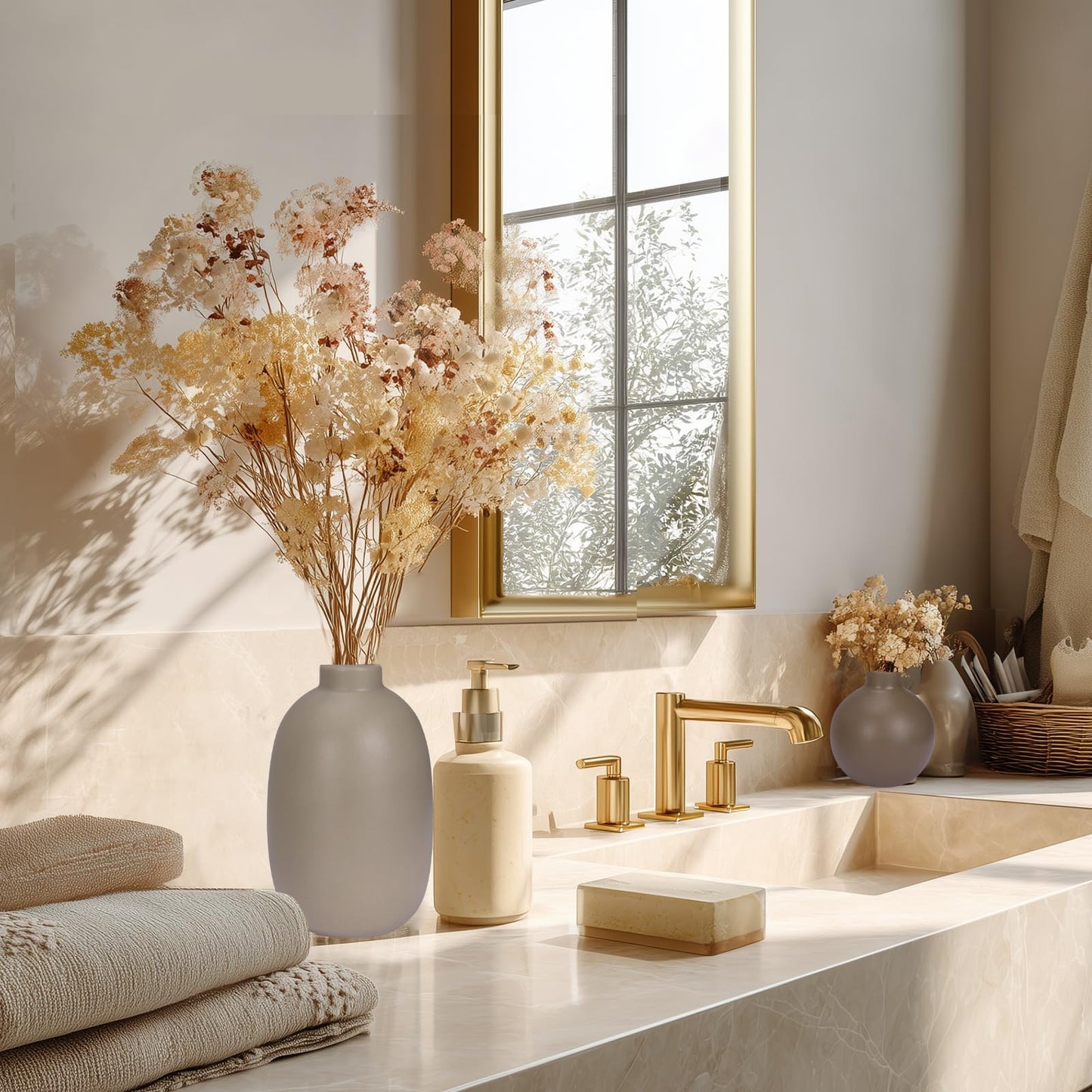 Modern Ceramic Vase Set of 5, Vases Home Decor