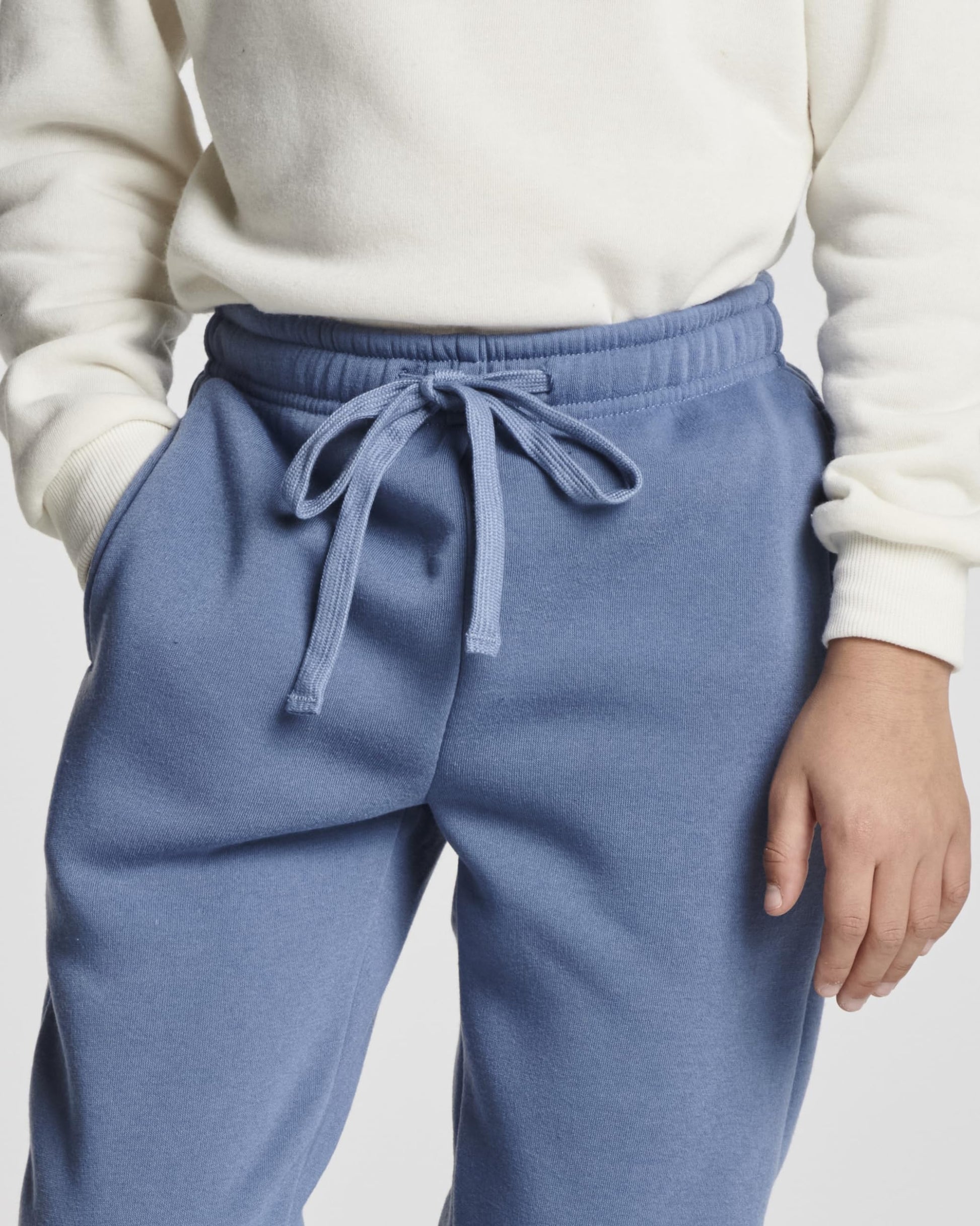 Real Essentials 3 Pack: Boys Tech Fleece Jogger Active Sweatpants with Pockets