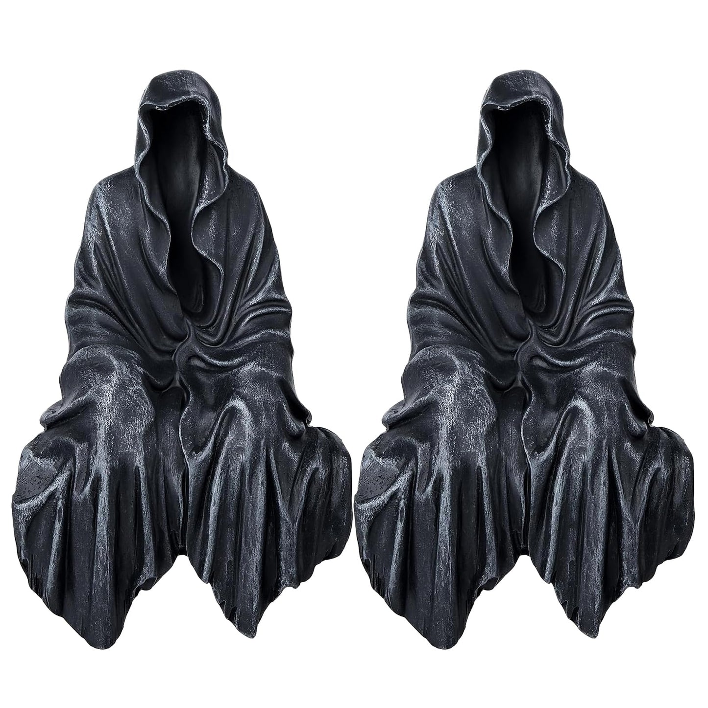 LUusmm 5.1 Inch Resin Tabletop Gothic Decor Sitting Statue,