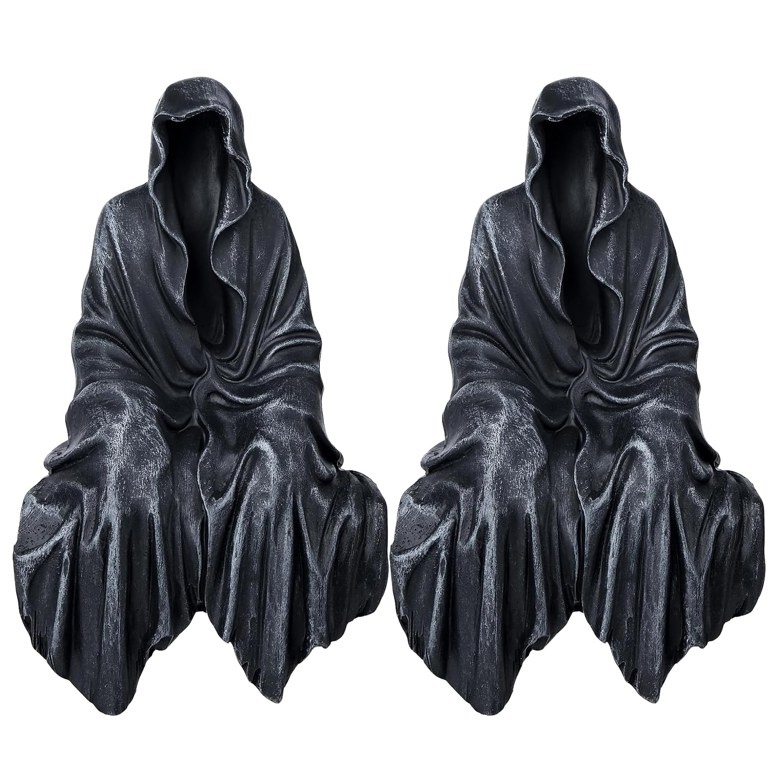LUusmm 5.1 Inch Resin Tabletop Gothic Decor Sitting Statue,