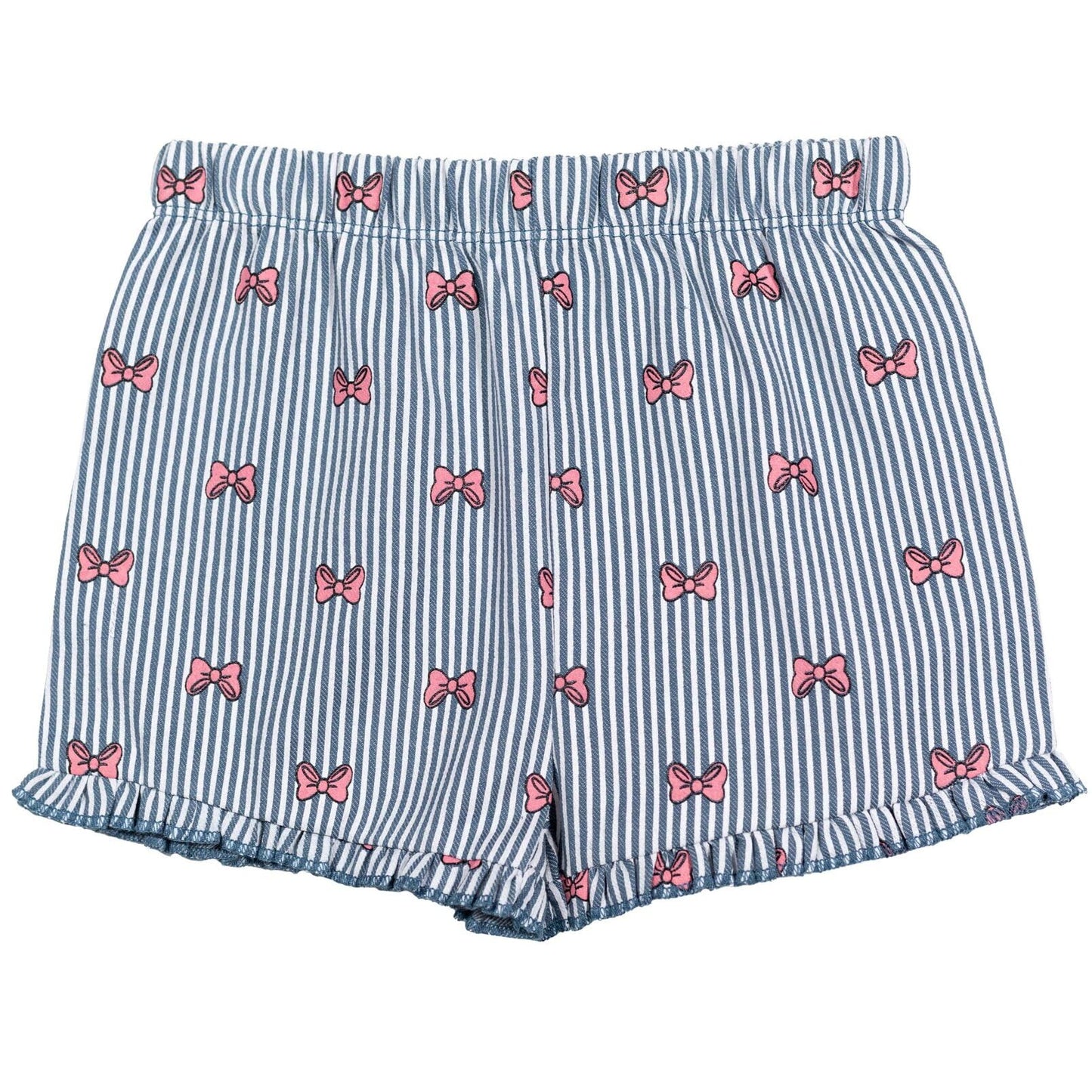 Disney Minnie Mouse Toddler Girls Graphic T-Shirt and Shorts Outfit Set Light Pink/Light Blue 3T