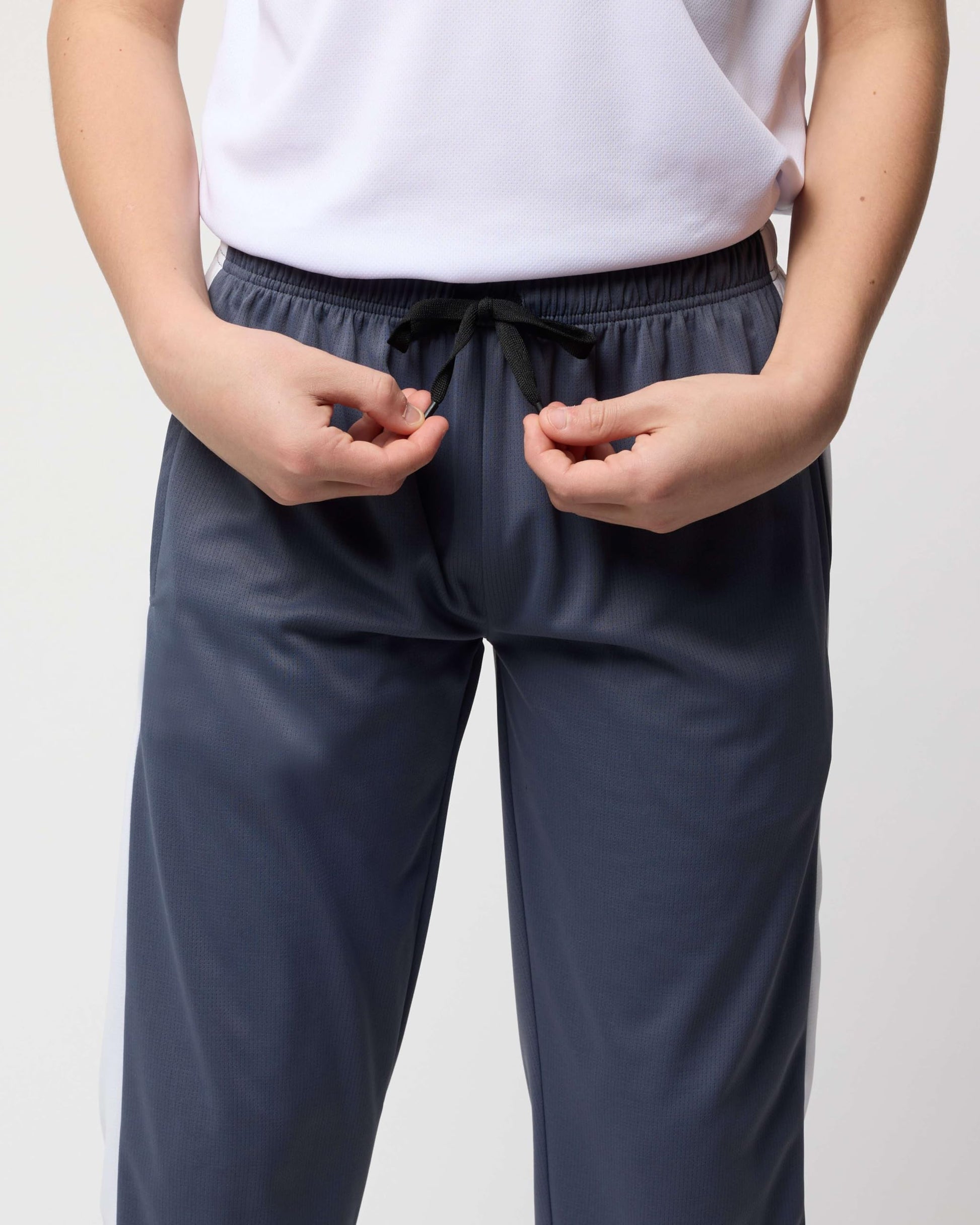 Real Essentials 3 Pack: Boys' Mesh Open Bottom Active Sweatpants 