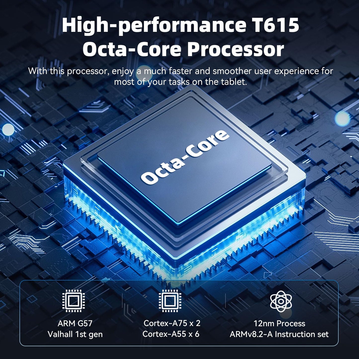 Android 15 Tablet with Octa-Core Processor, 12 Inch Tablets 20GB RAM (6+14GB).