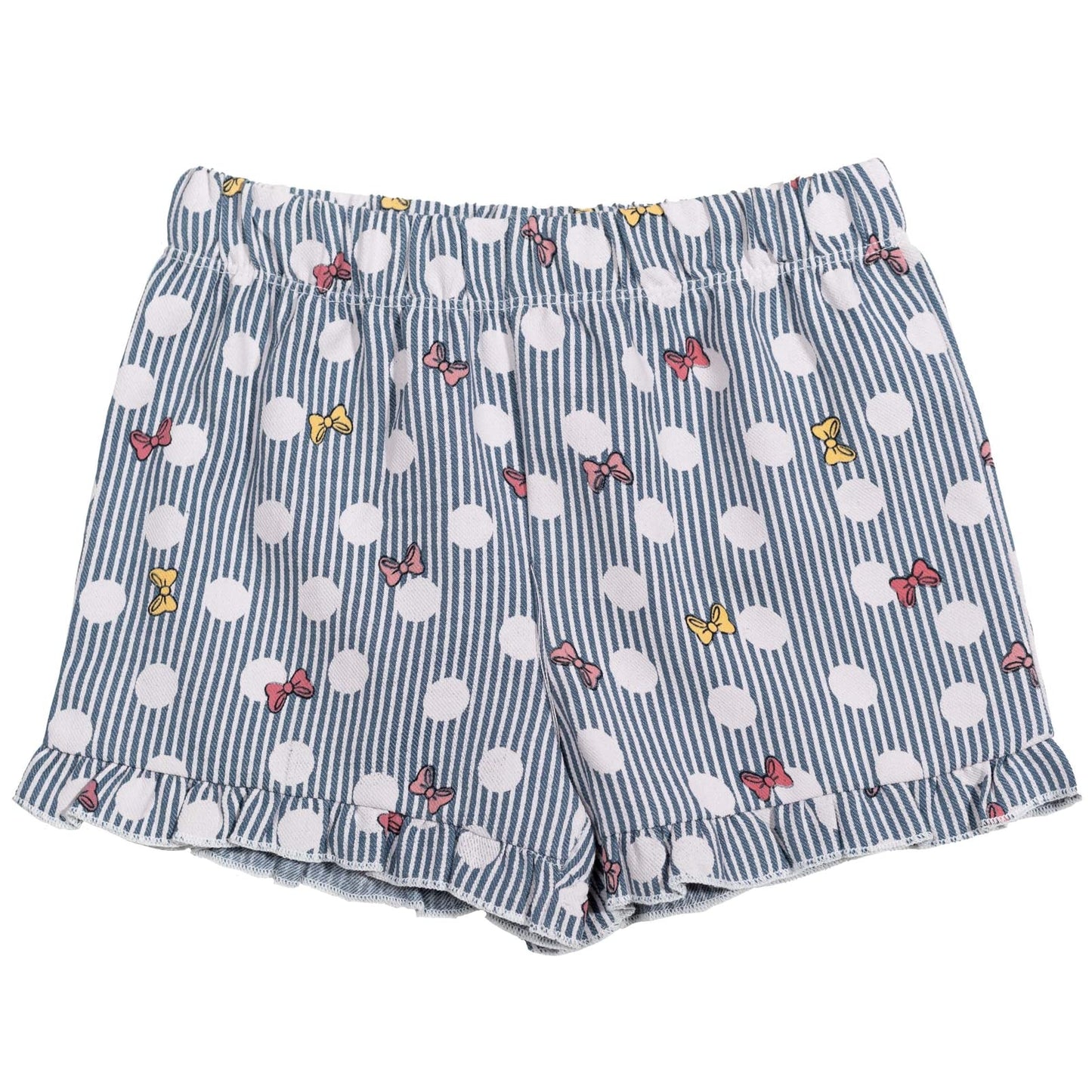 Disney Minnie Mouse Toddler Girls Graphic T-Shirt and Shorts Outfit Set Light Pink/Light Blue 3T