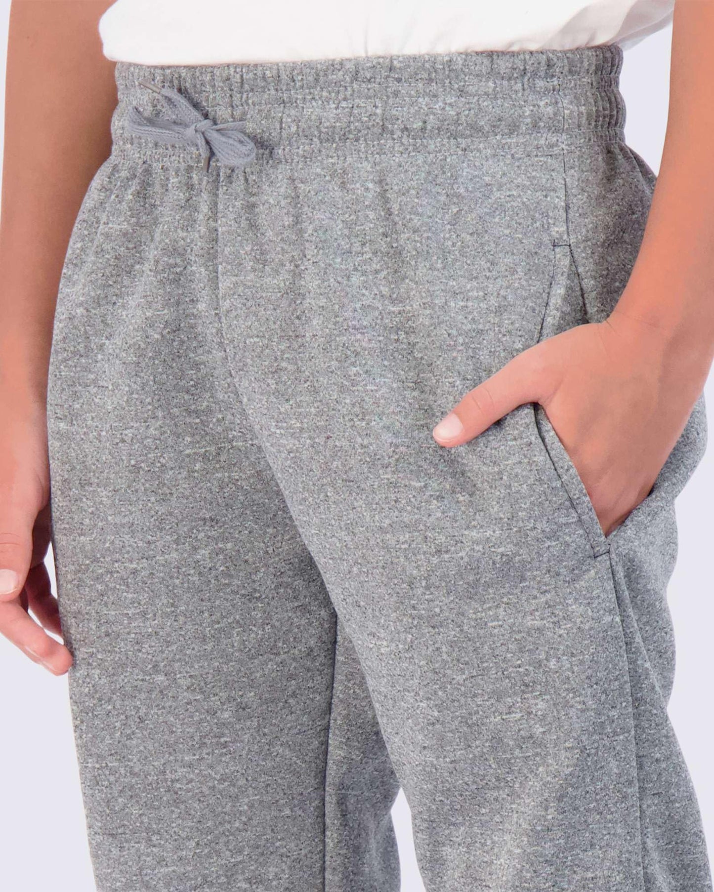 Real Essentials 3 Pack: Boys Tech Fleece Jogger Active Sweatpants with Pockets