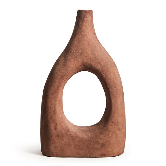 Large Boho Ceramic Floor Vase for Home Decor,