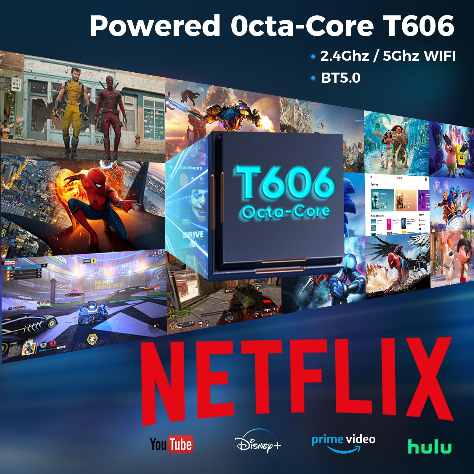 Android 15 Tablets 12 inch, 24GB（8+16）RAM+256 Storage(Expand to 1TB).