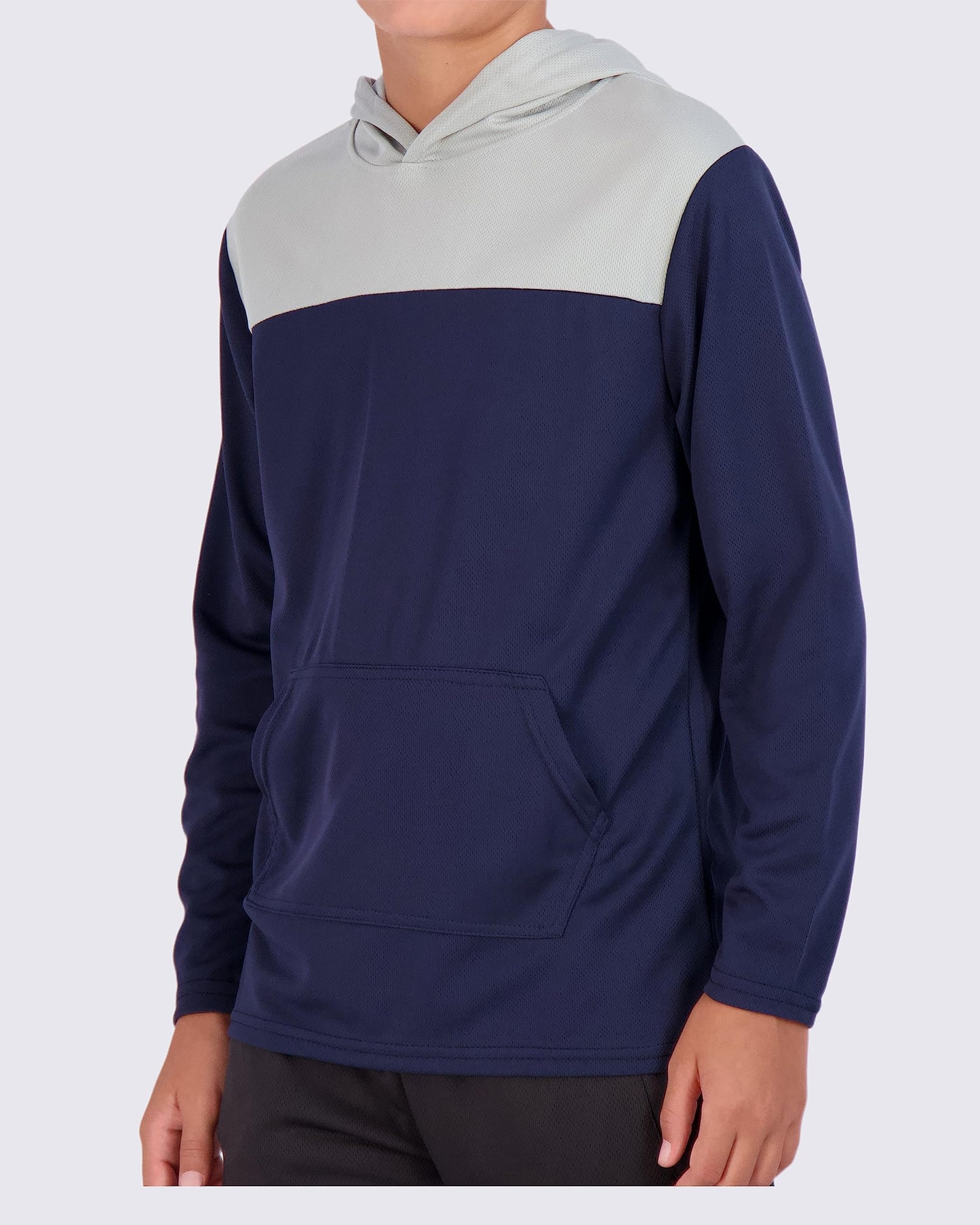 Real Essentials 3 Pack: Boys Hoodies – Youth Mesh Long Sleeve Sweatshirts.