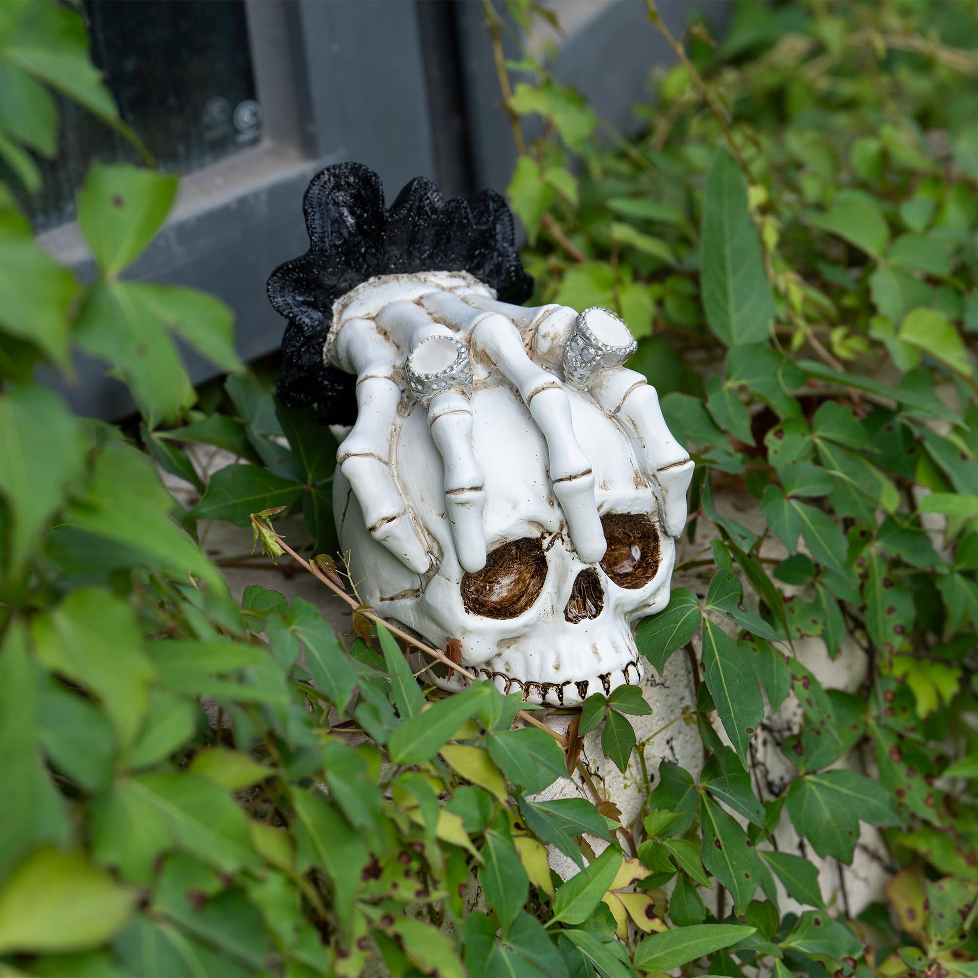 Rezpuao Skeletons Statue Hear See Speak No Evil Baby Halloween Figurines 