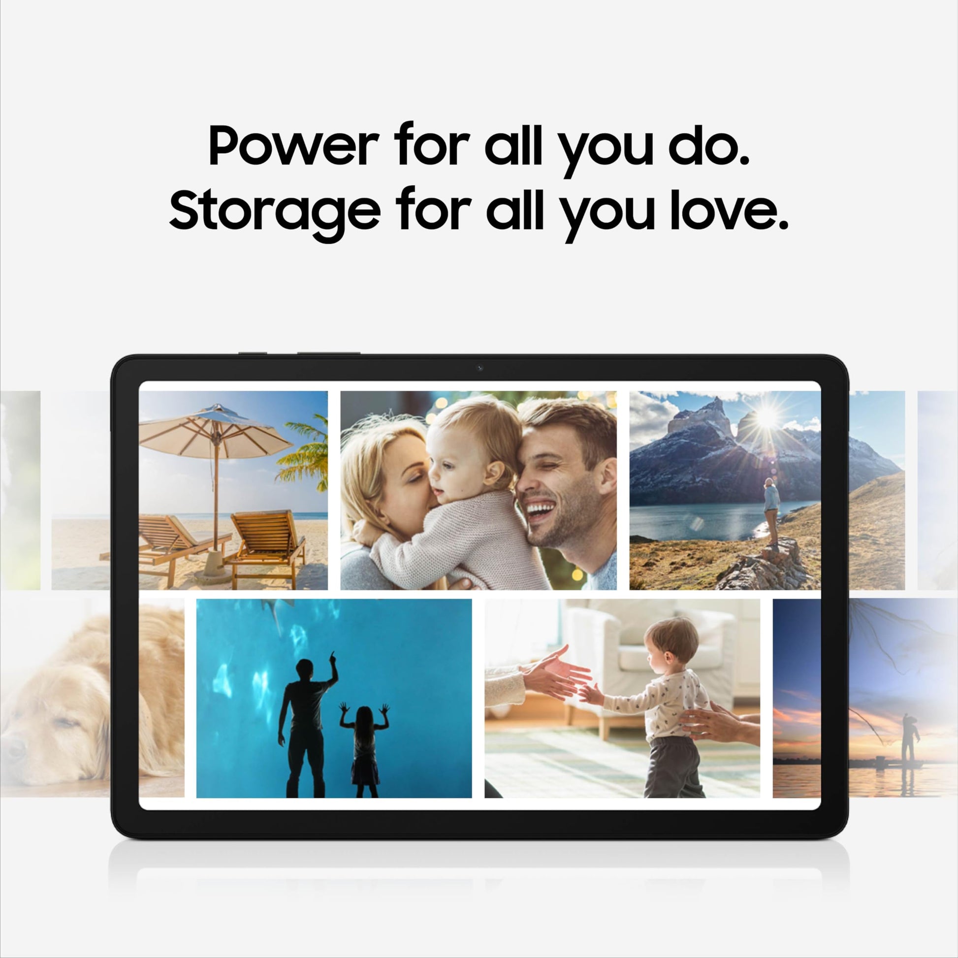 SAMSUNG Galaxy Tab A9+ 11” 64GB Wi-Fi Android Tablet, Big Screen, Quad Speakers, Upgraded Chipset, Multi Window Display, Slim, Light, Durable Design, US Version, 2023, Navy (Renewed)