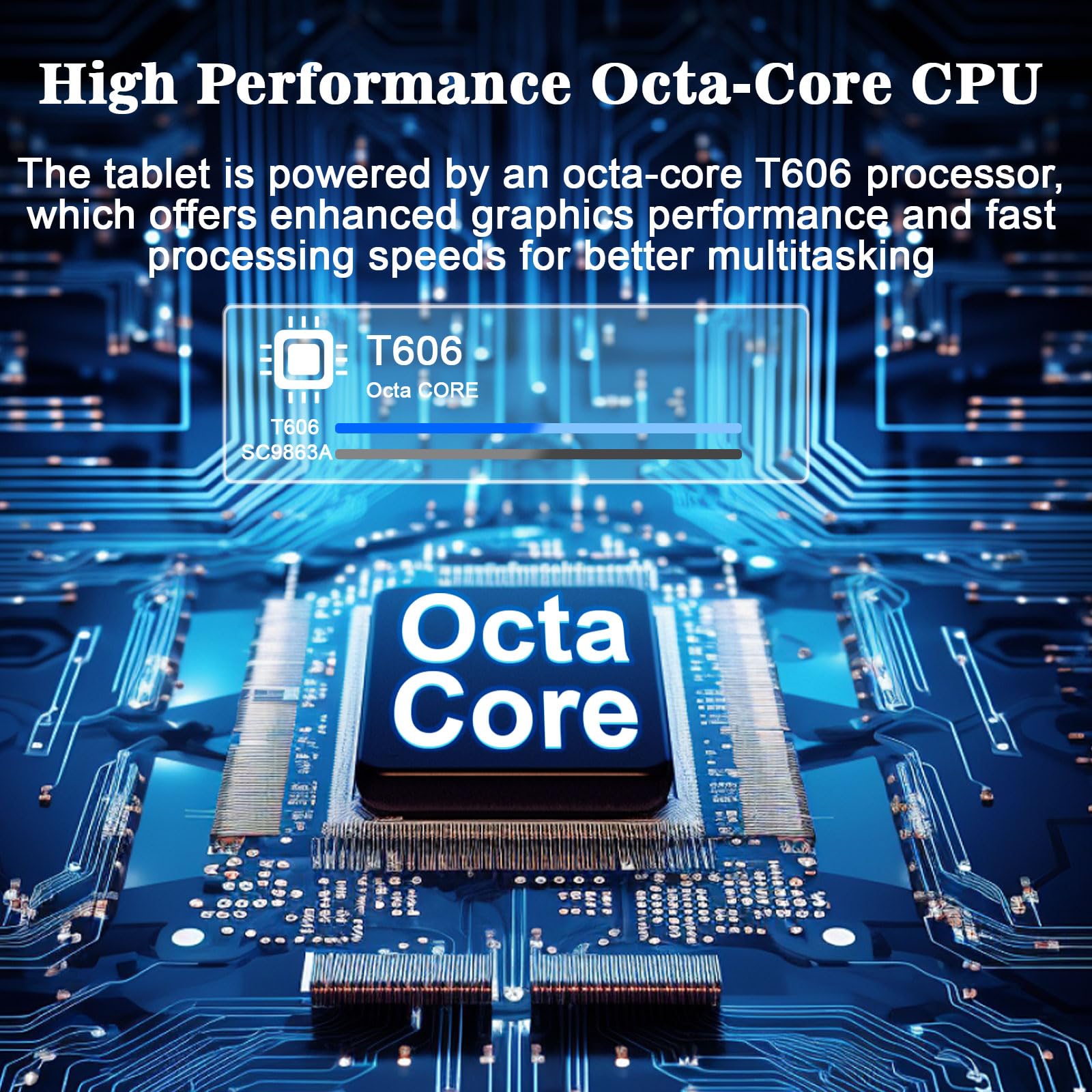 PEICHENG Tablet 11" Android 14.0 with Grey Case, RAM 16GB (4GB+12GB Expansion)+128GB ROM, 5G Wi-Fi, 8000 mAh, 5MP front/13MP Back Camera, Octa Core T606 1.6GHZ (Tablet+case)