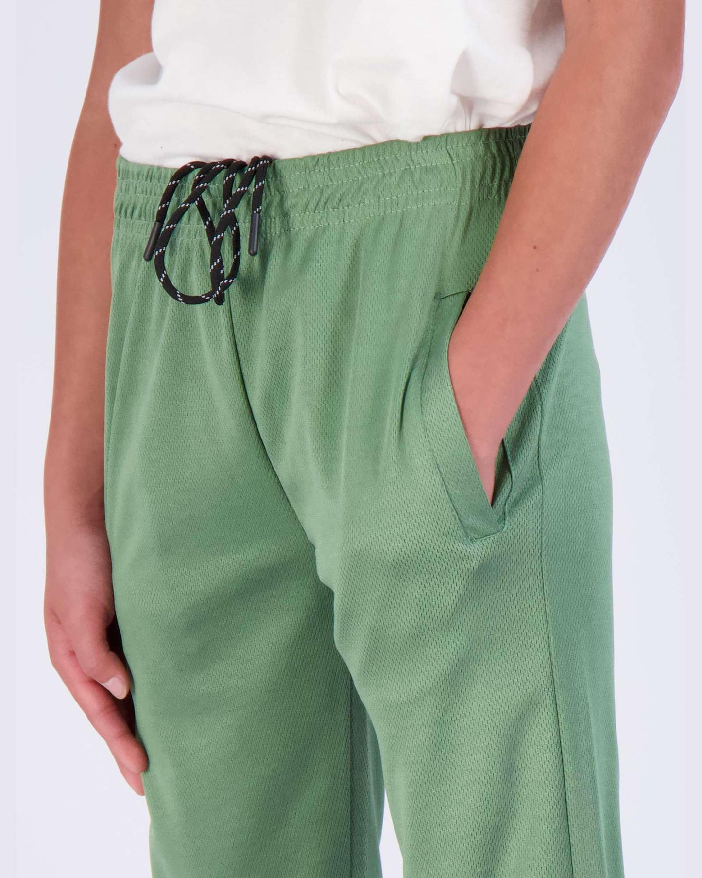 Real Essentials 3) Pack: Boy's Mesh Active Athletic Casual Jogger Sweatpants with Pockets .