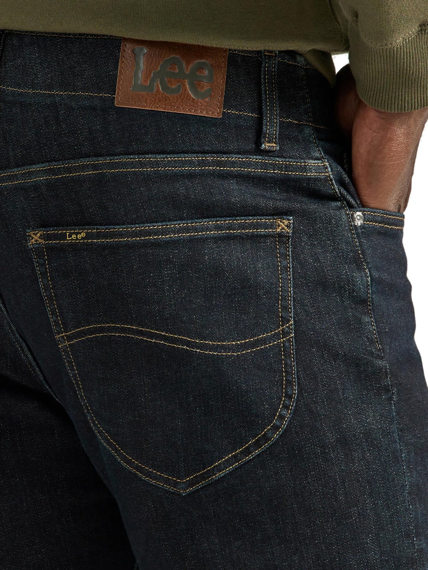 Lee Men's Extreme Motion Straight Taper Jean Cougar 34W x 30L