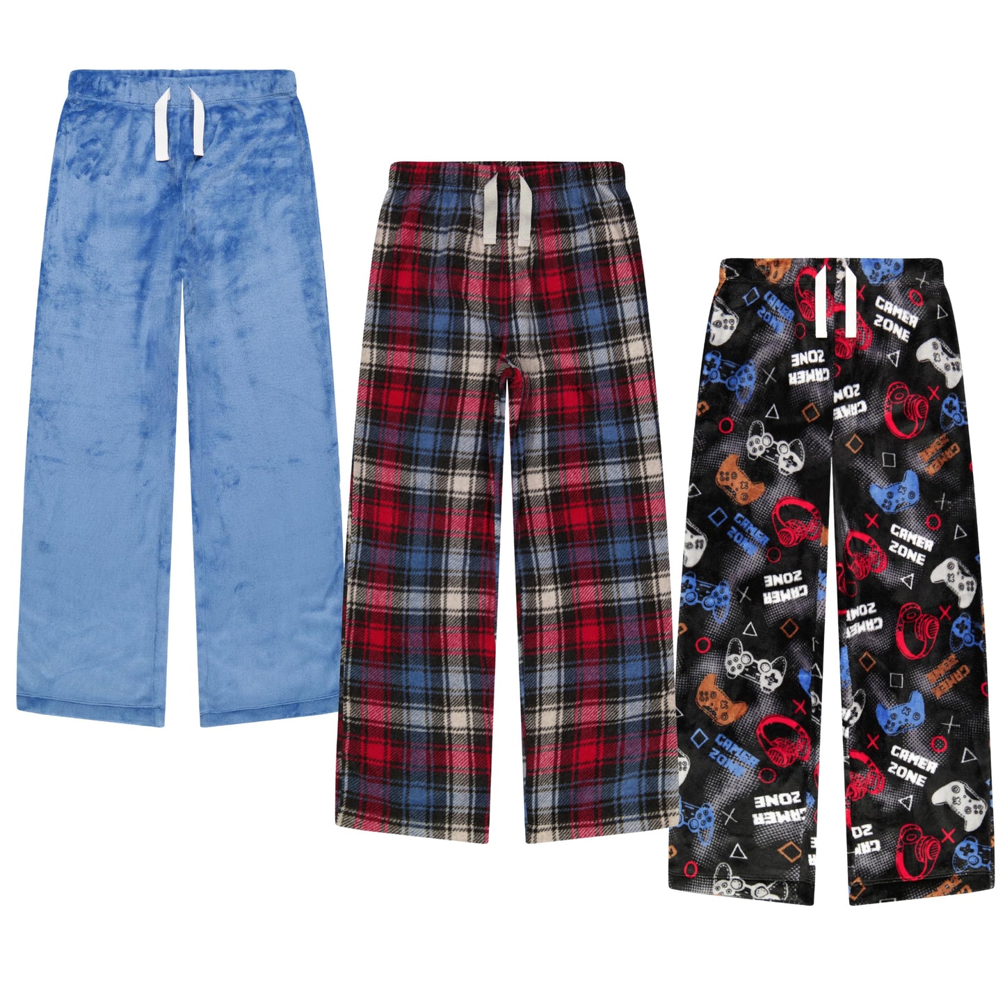 US Angels Boys Pajama Pants - 3 Pack, Boys' Sleepwear.
