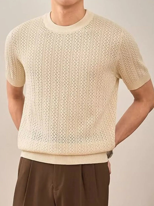 Men's Full Size Breathable Short Sleeve T-Shirt Plus Size