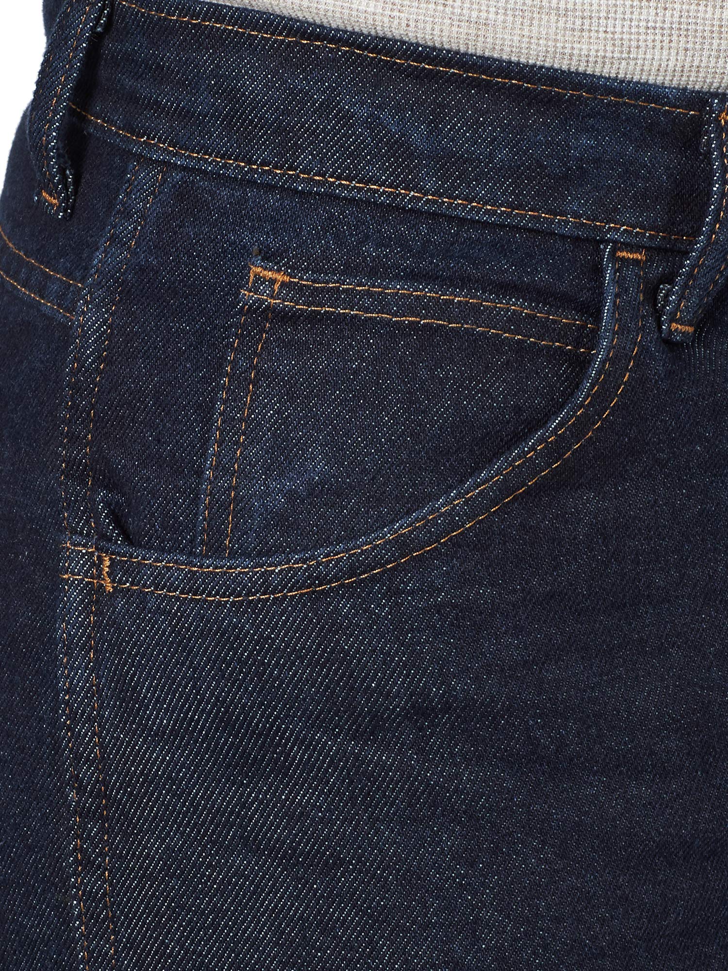 Rustler Men's Classic Relaxed Fit, Dark Stonewash, 34W x 30L