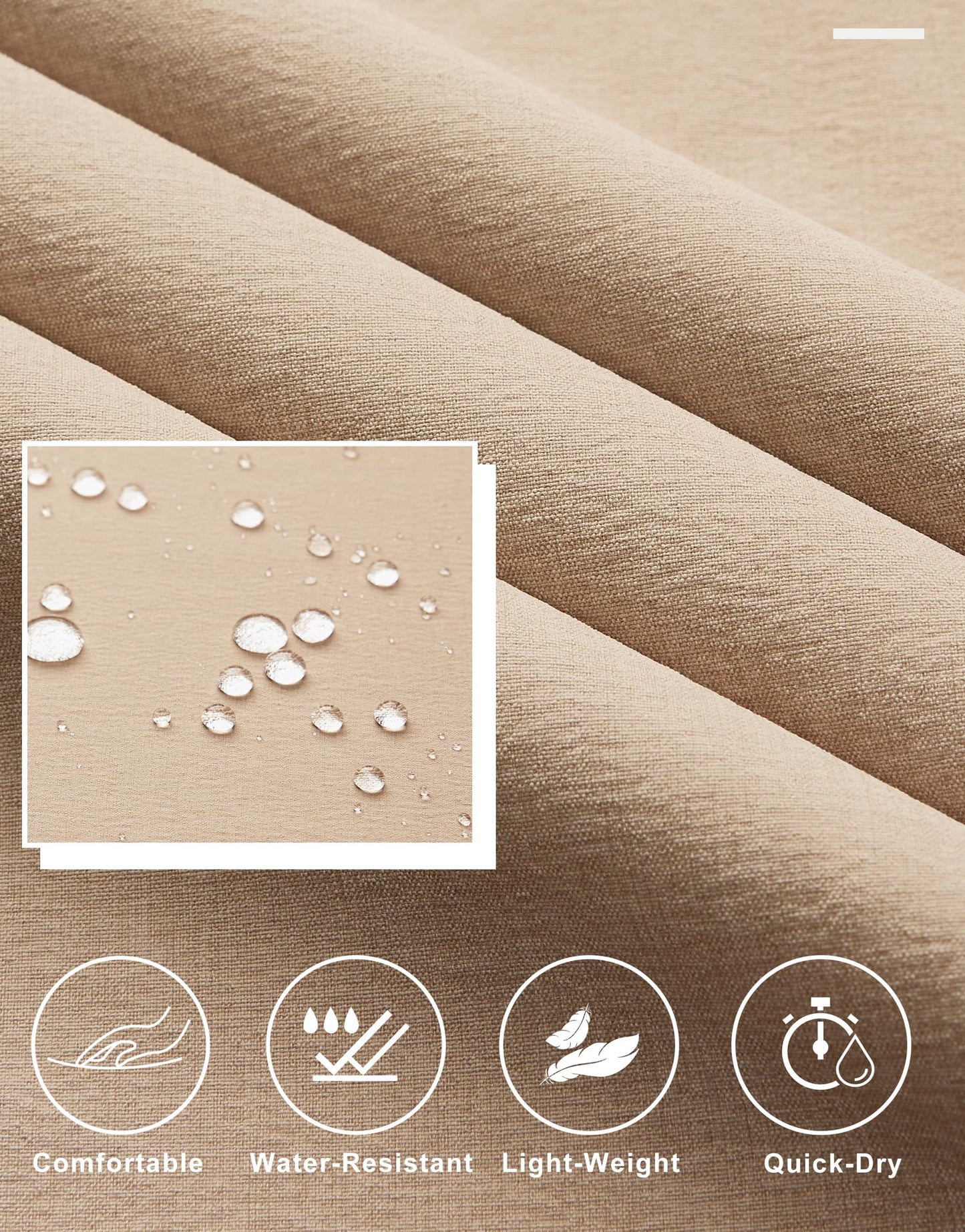 Libin Men's Golf Pants Classic Fit Stretch Work Dress Pants 32" Quick Dry Lightweight Business Casual Trousers Comfort Water Resistant, Black, 33W x 32L