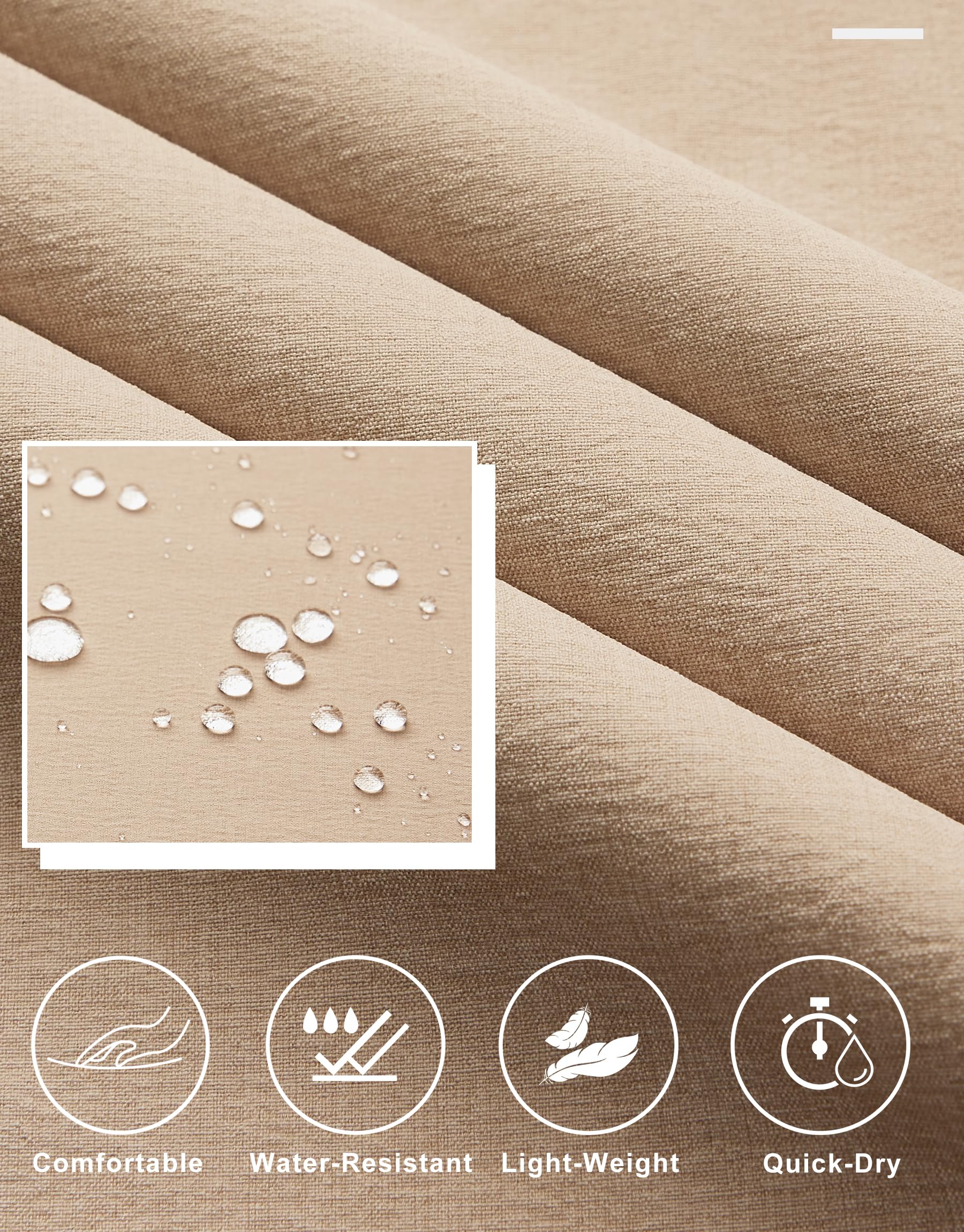 Libin Men's Golf Pants Classic Fit Stretch Work Dress Pants 32" Quick Dry Lightweight Business Casual Trousers Comfort Water Resistant, Black, 33W x 32L