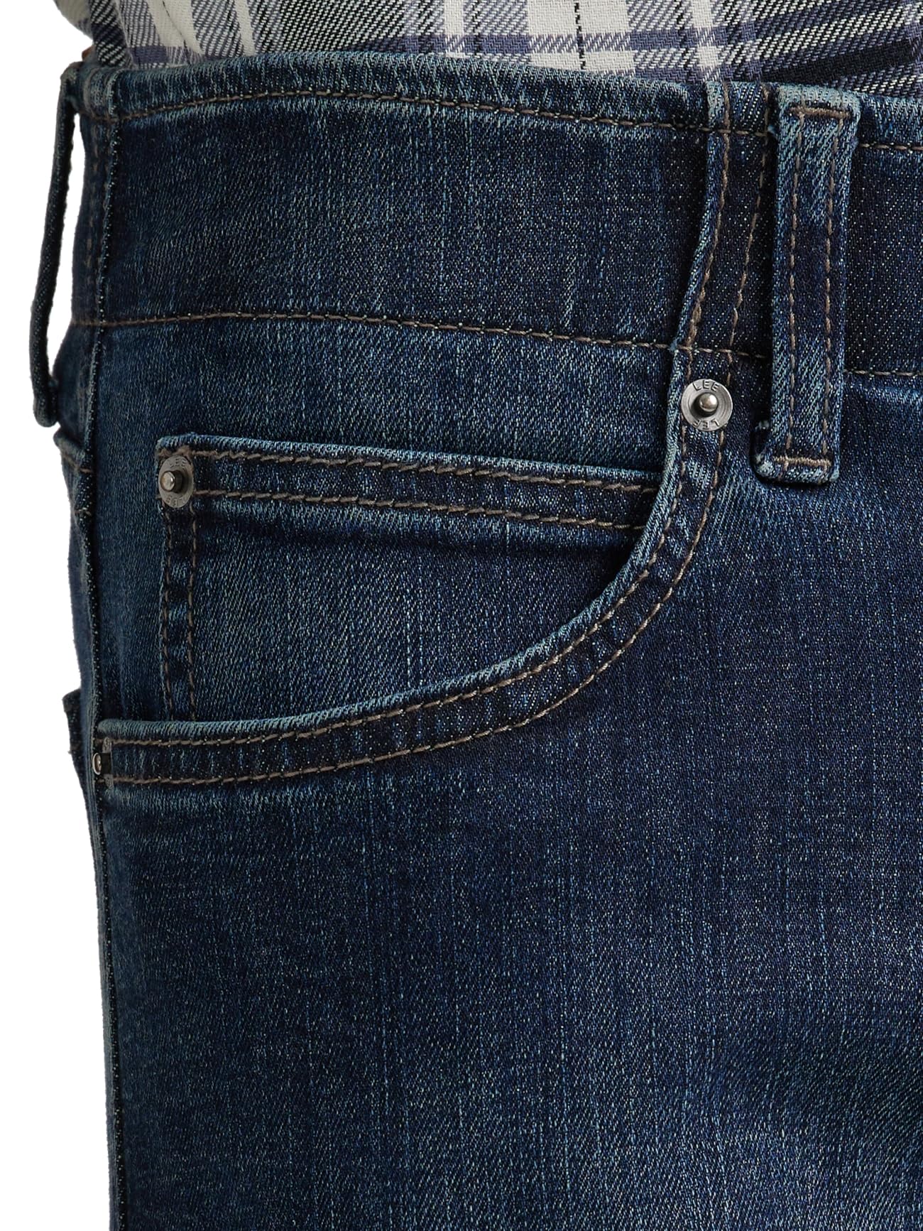 Lee Men's Extreme Motion Straight Taper Jean Cougar 34W x 30L