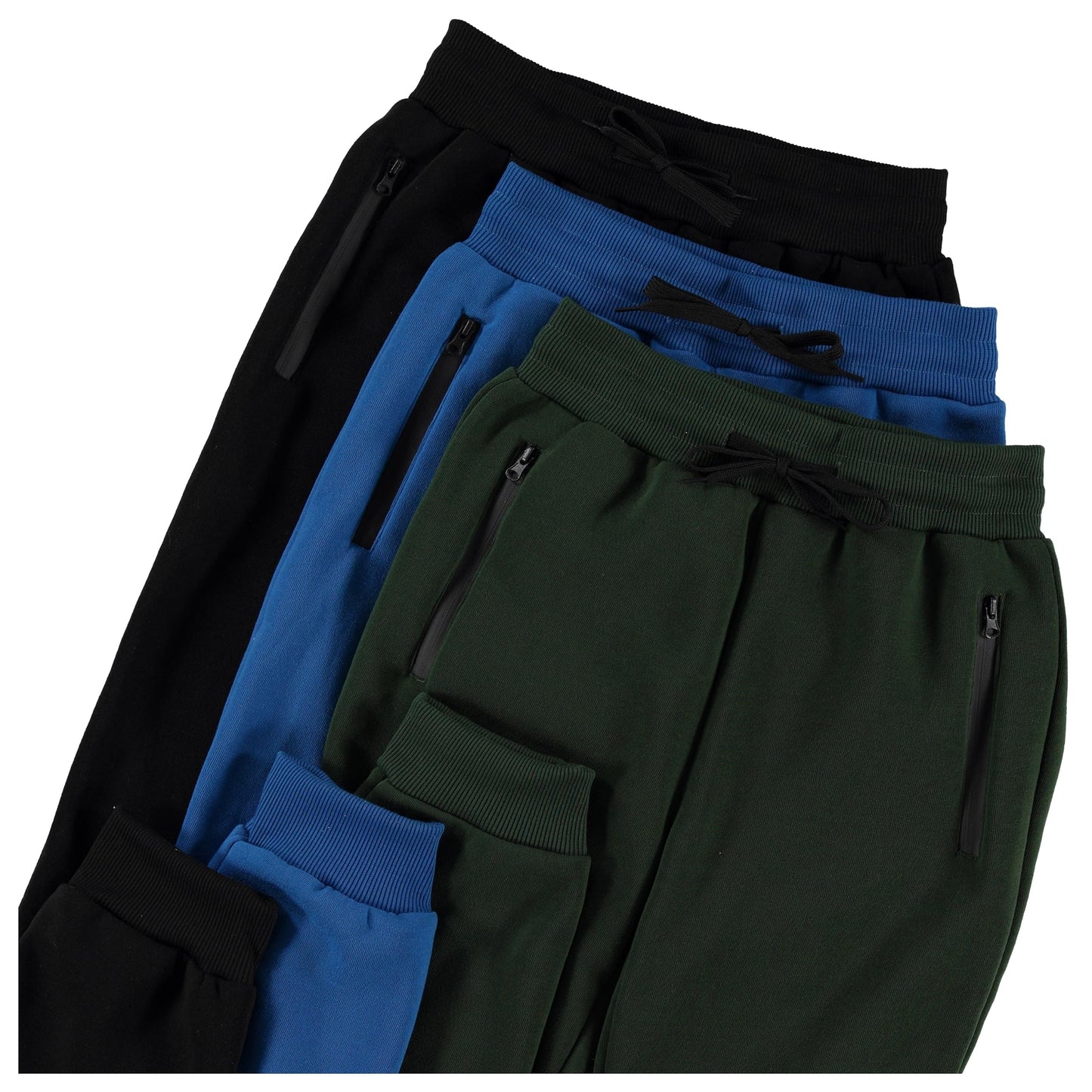 PURE CHAMP 3Pk Boys Sweatpants Fleece Athletic Workout Kids Clothes 