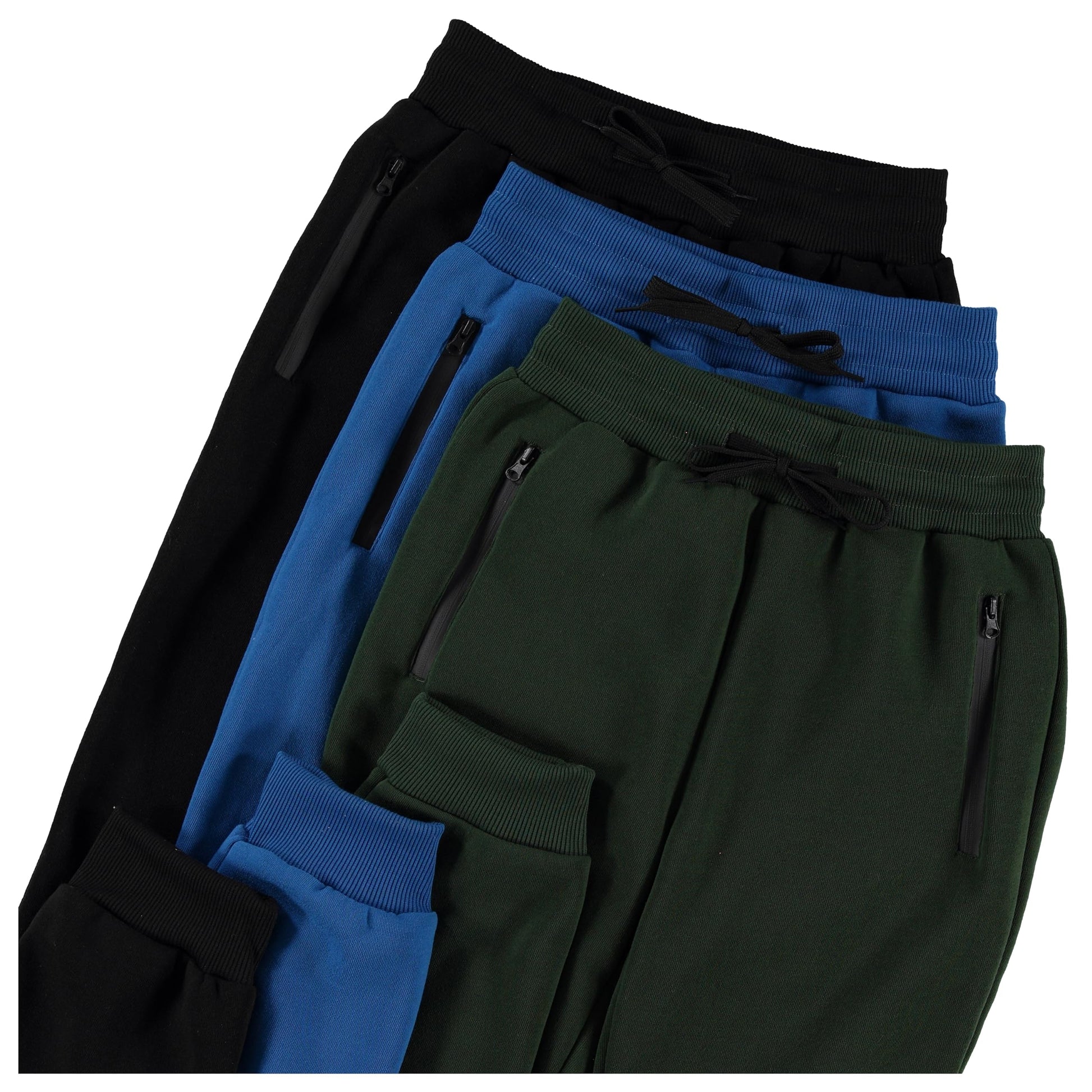 PURE CHAMP 3Pk Boys Sweatpants Fleece Athletic Workout Kids Clothes 