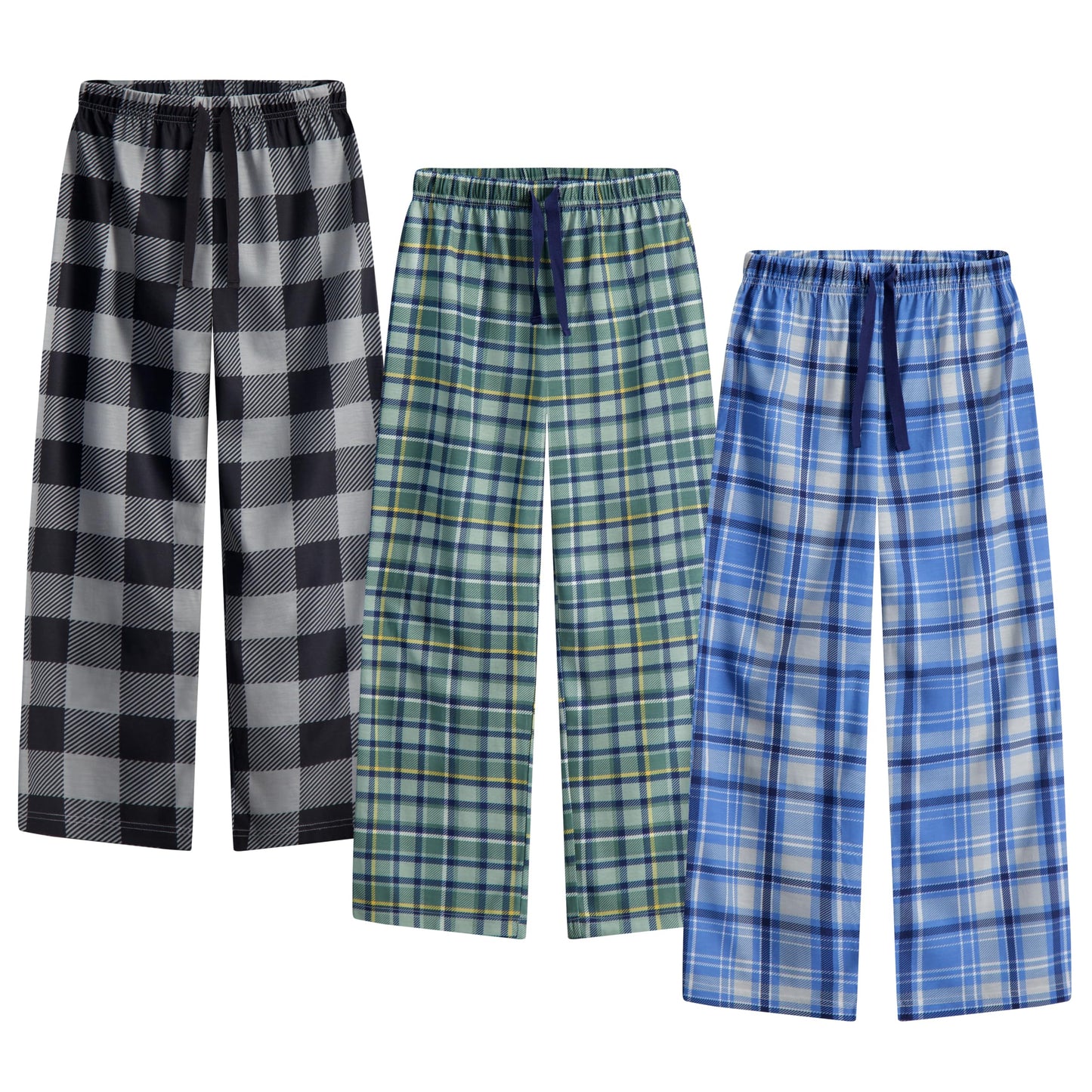 US Angels Boys Pajama Pants - 3 Pack, Boys' Sleepwear.