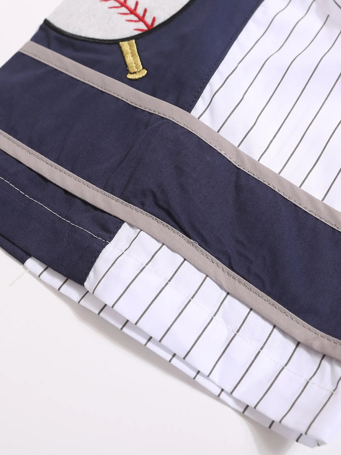 Men's Retro Baseball Style Short Sleeve Button-Up Shirt