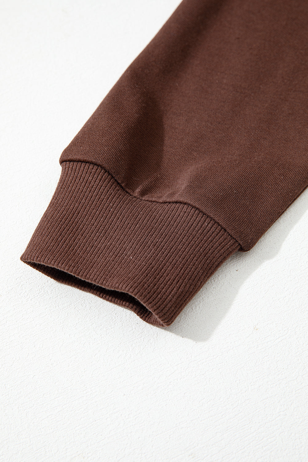 Black Preppy Striped Sleeve Loose Sweatshirt 