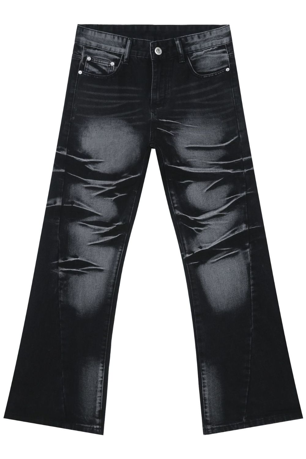 Men's Bootcut Jeans with Pockets