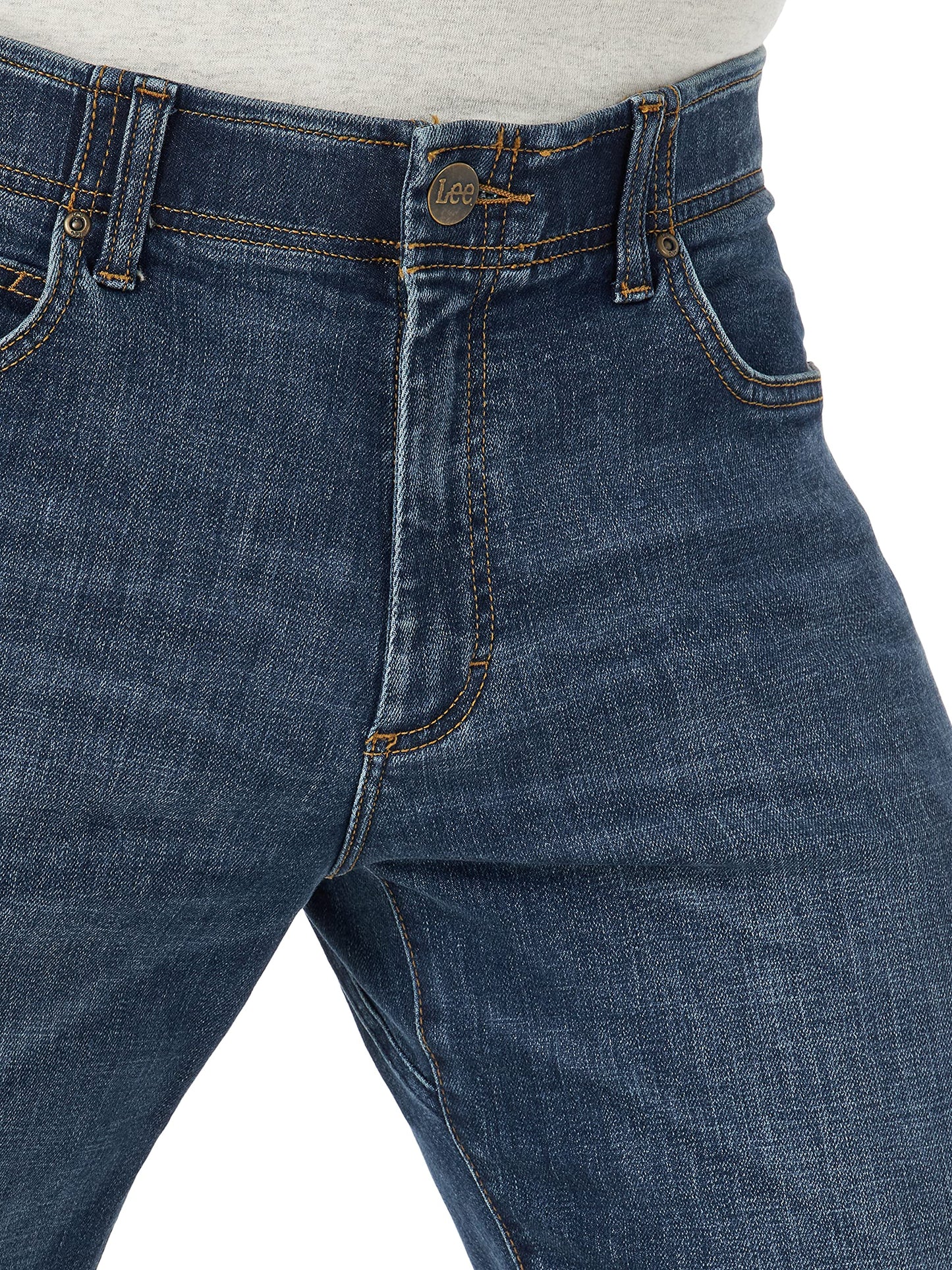 Lee Men's Extreme Motion Straight Taper Jean Cougar 34W x 30L