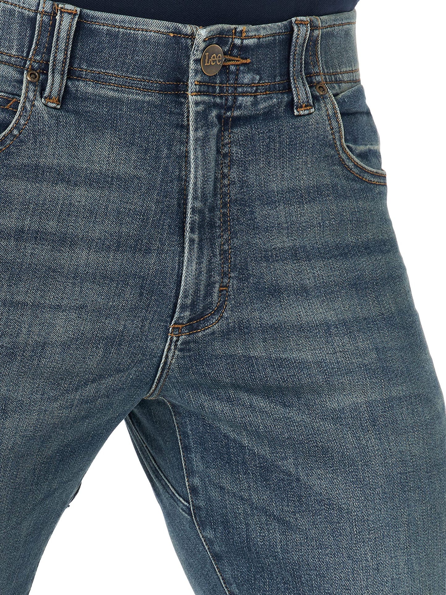 Lee Men's Extreme Motion Straight Taper Jean Cougar 34W x 30L