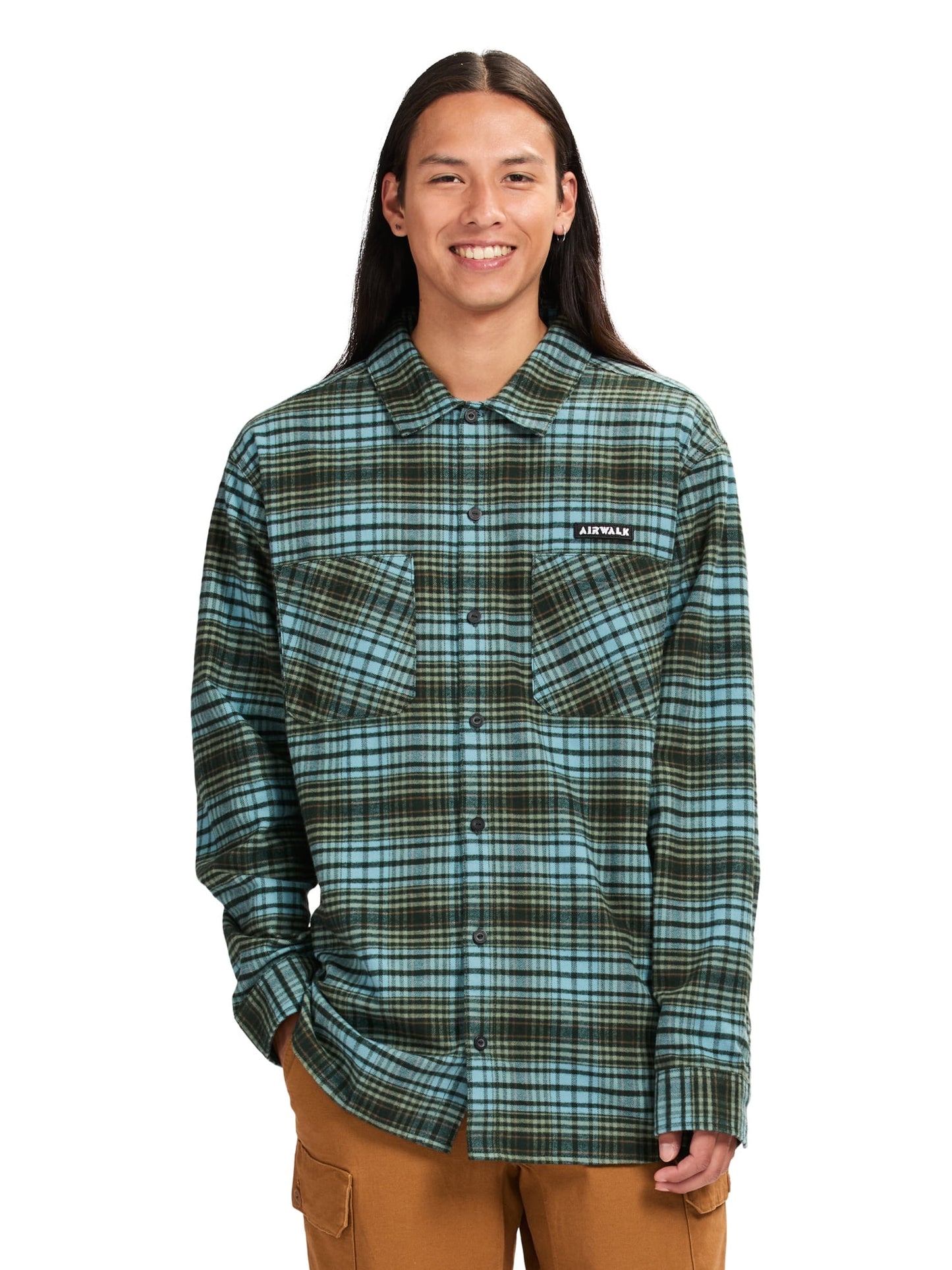 Airwalk Men's & Big Men's Long-Sleeve Flannel Shirt, Sizes XS-3XL