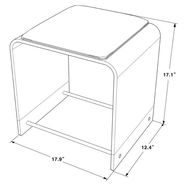 Plastic Vanity Stool
