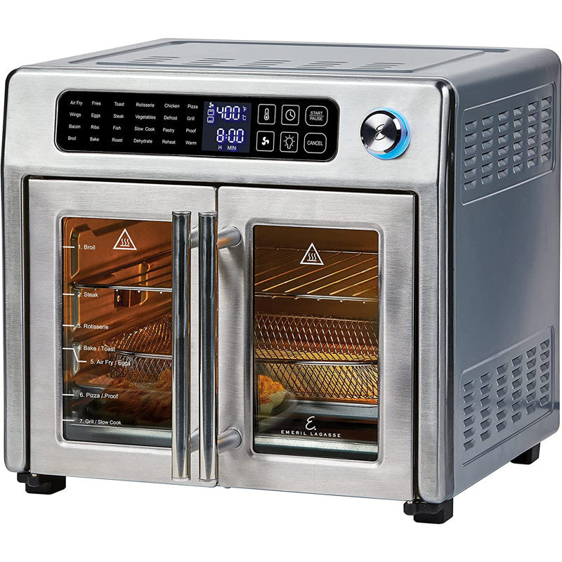 Emeril Lagasse Extra Large French Door Air Fryer Oven, 26QT