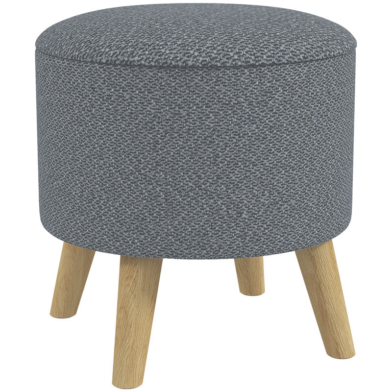 Round Storage Ottoman