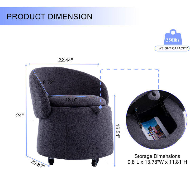 Hokku Designs Hareer Featured Storage Bench