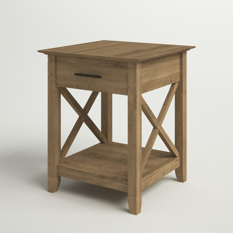 Laurel Foundry Modern Farmhouse Huckins End Table with Storage