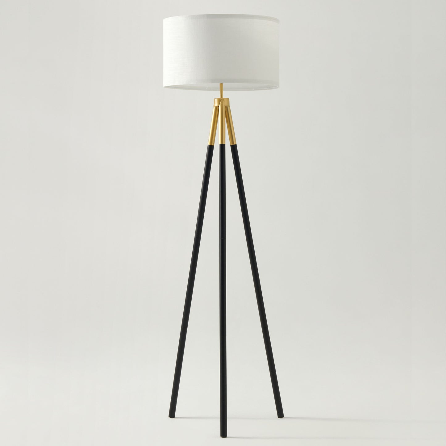 Brightech Levi 61" Mid-Century Modern Gold Tripod Floor Lamp