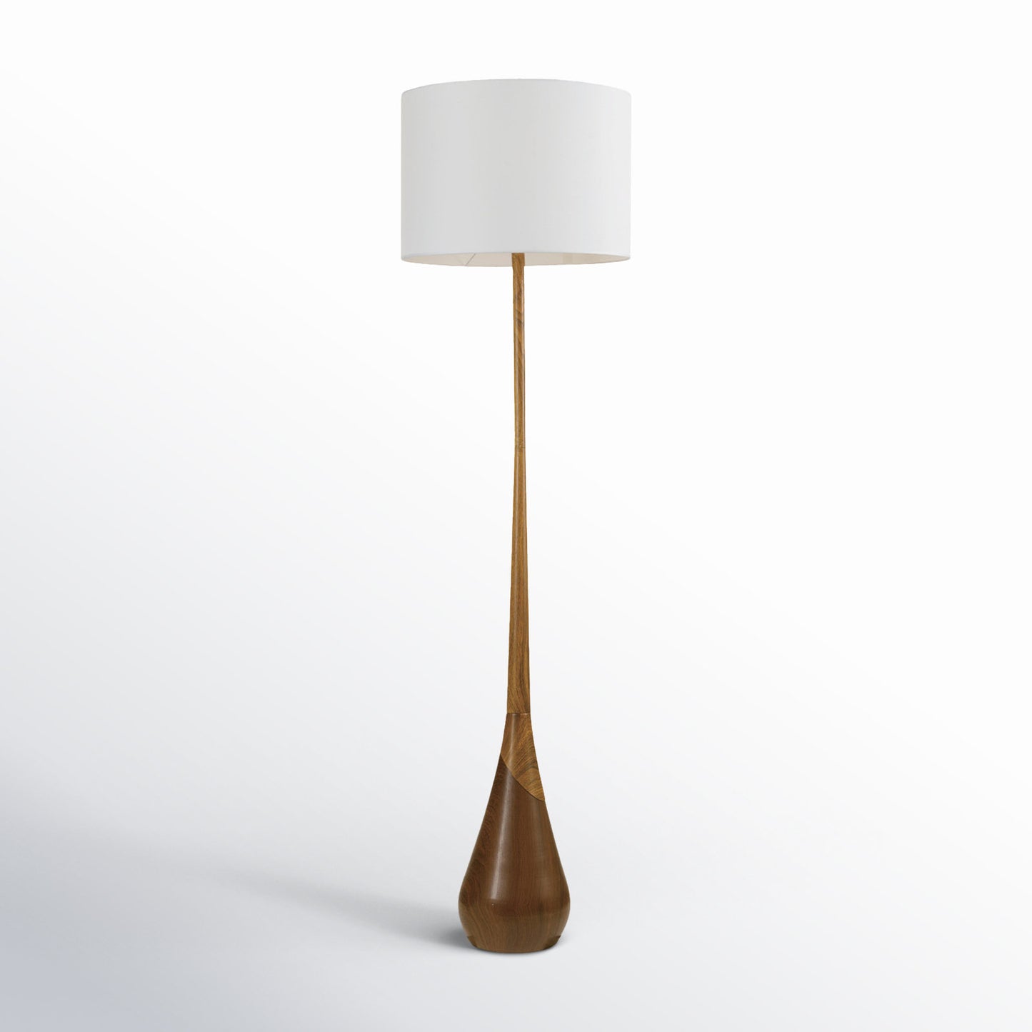 Ivy Bronx Paulson 60-Inch Modern Brass Floor Lamp