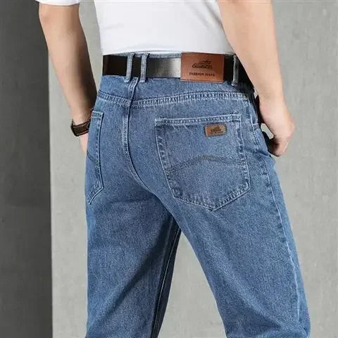 Jeans for Men Work Wear Male Cowboy Pants Fashion Trousers 