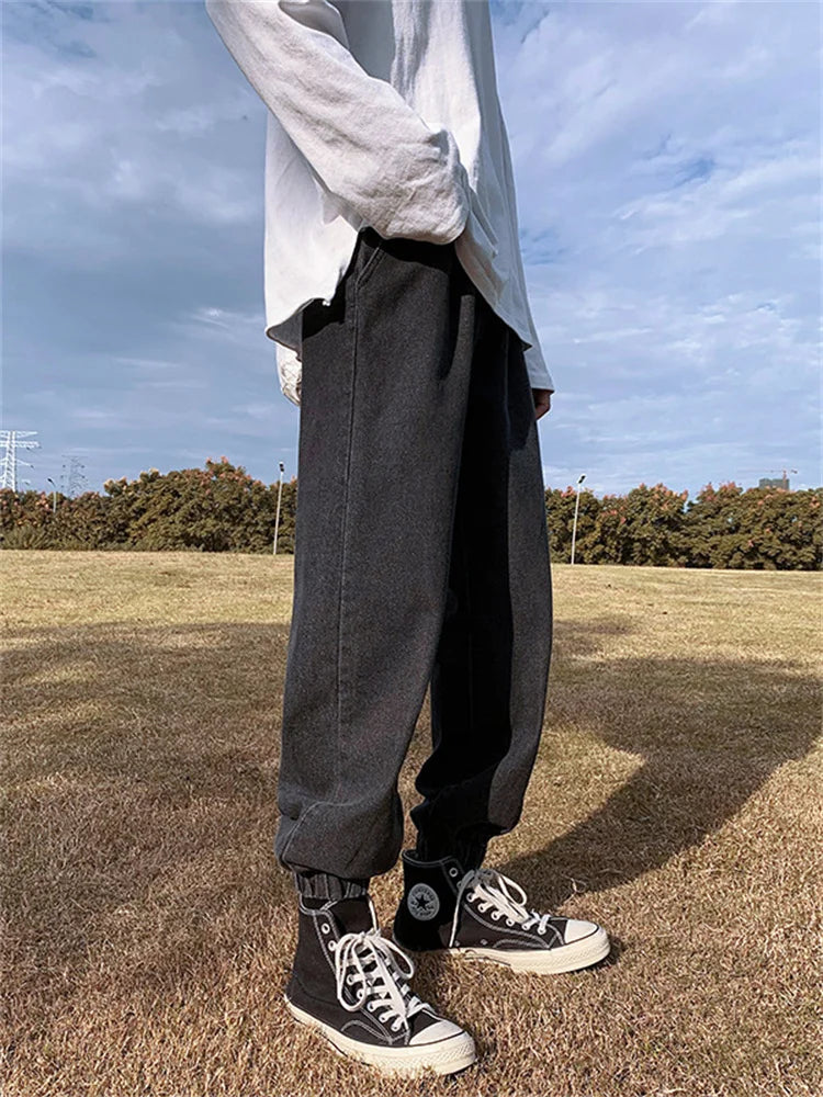 Jeans men Jeans Man Loose Joggers Streetwear Harem Jeans Cargo Pants