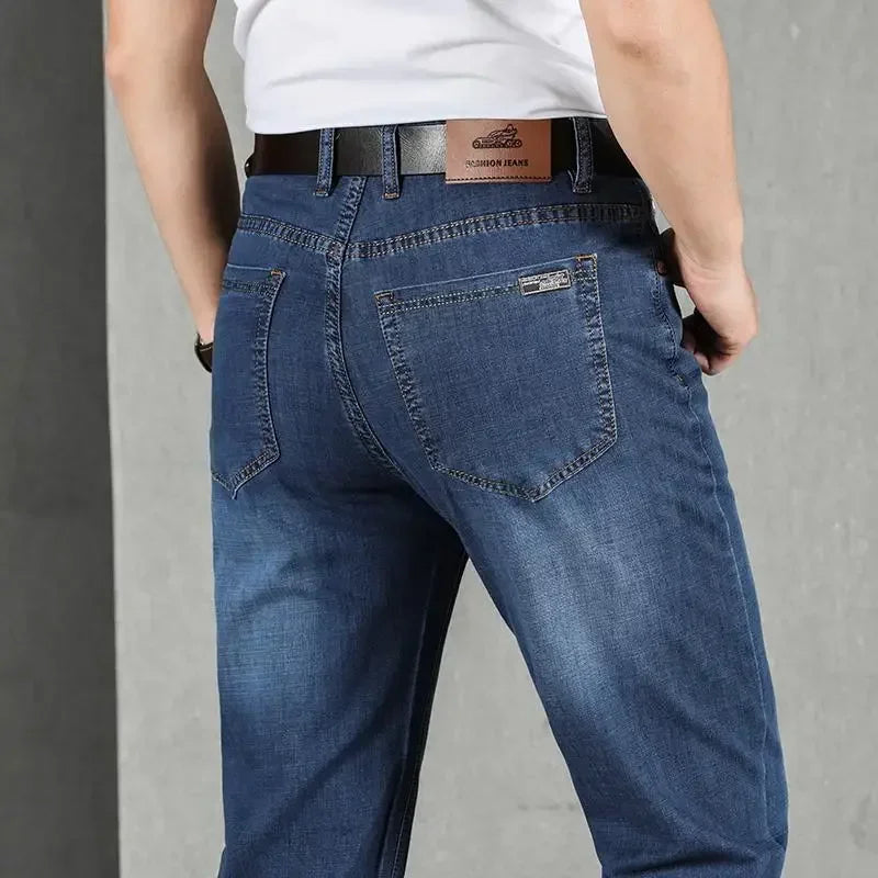 Jeans for Men Work Wear Male Cowboy Pants Fashion Trousers