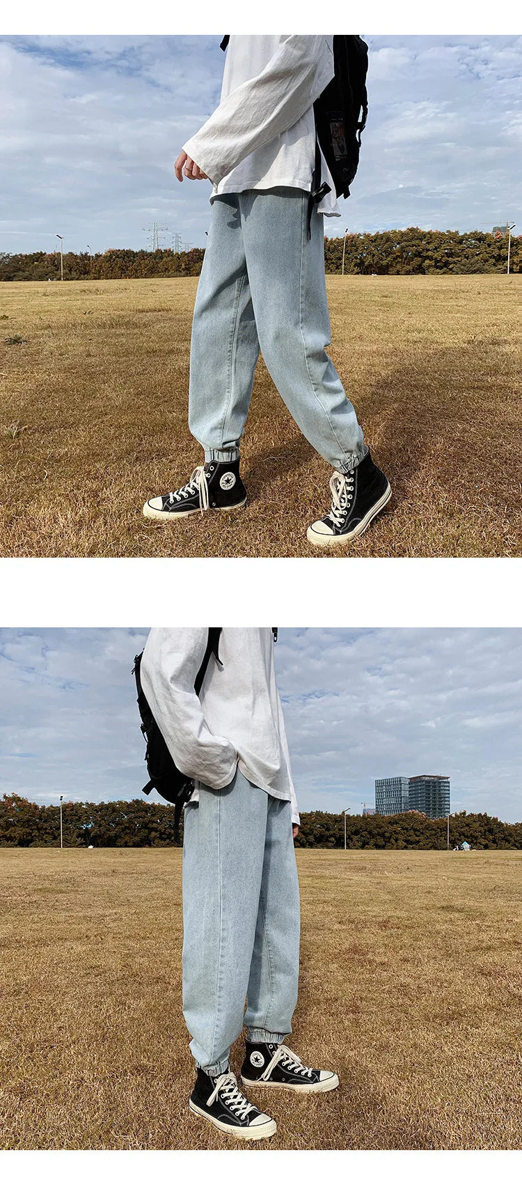 Jeans men Jeans Man Loose Joggers Streetwear Harem Jeans Cargo Pants