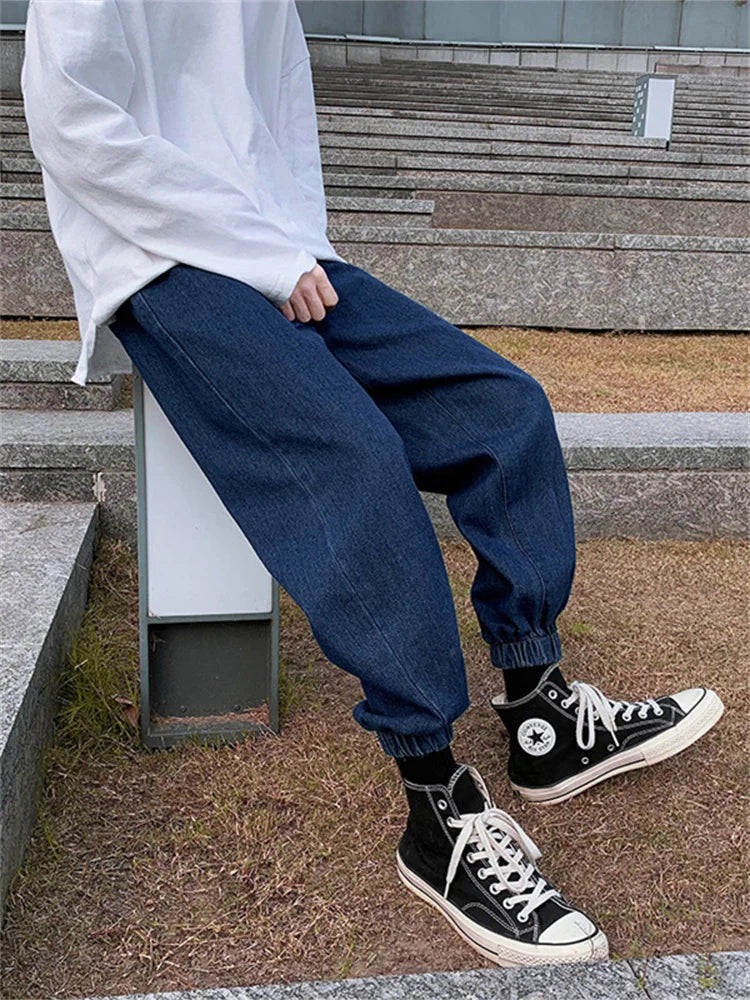 Jeans men Jeans Man Loose Joggers Streetwear Harem Jeans Cargo Pants