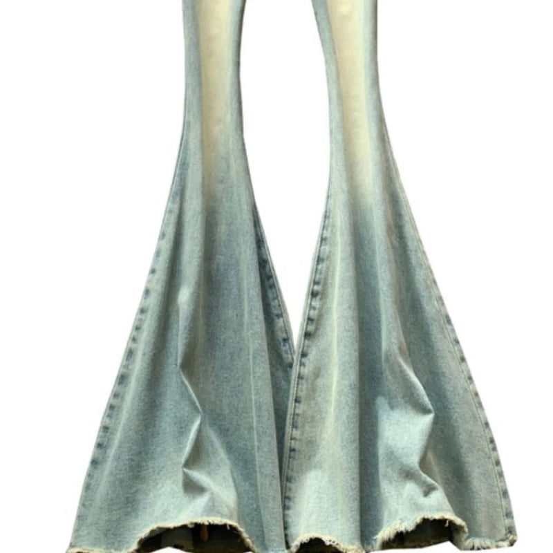 Jeans Women Autumn Chic Daily Flare Trousers 